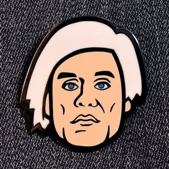 Accessories - Andy Warhol Lapel Pin